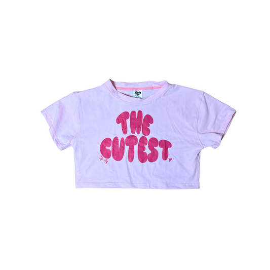 "The Cutest" Pink Tee